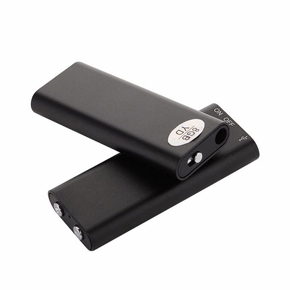 Hd Voice Recorder MP3 Player Mini Ultra Small Portable Interview Forensics - Silver 8G Hd Voice Recorder MP3 Player Mini Ultra Small Portable Interview Forensics - Silver 8G