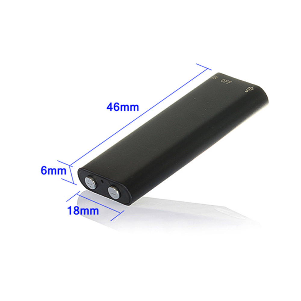 Hd Voice Recorder MP3 Player Mini Ultra Small Portable Interview Forensics - Silver 8G Hd Voice Recorder MP3 Player Mini Ultra Small Portable Interview Forensics - Silver 8G