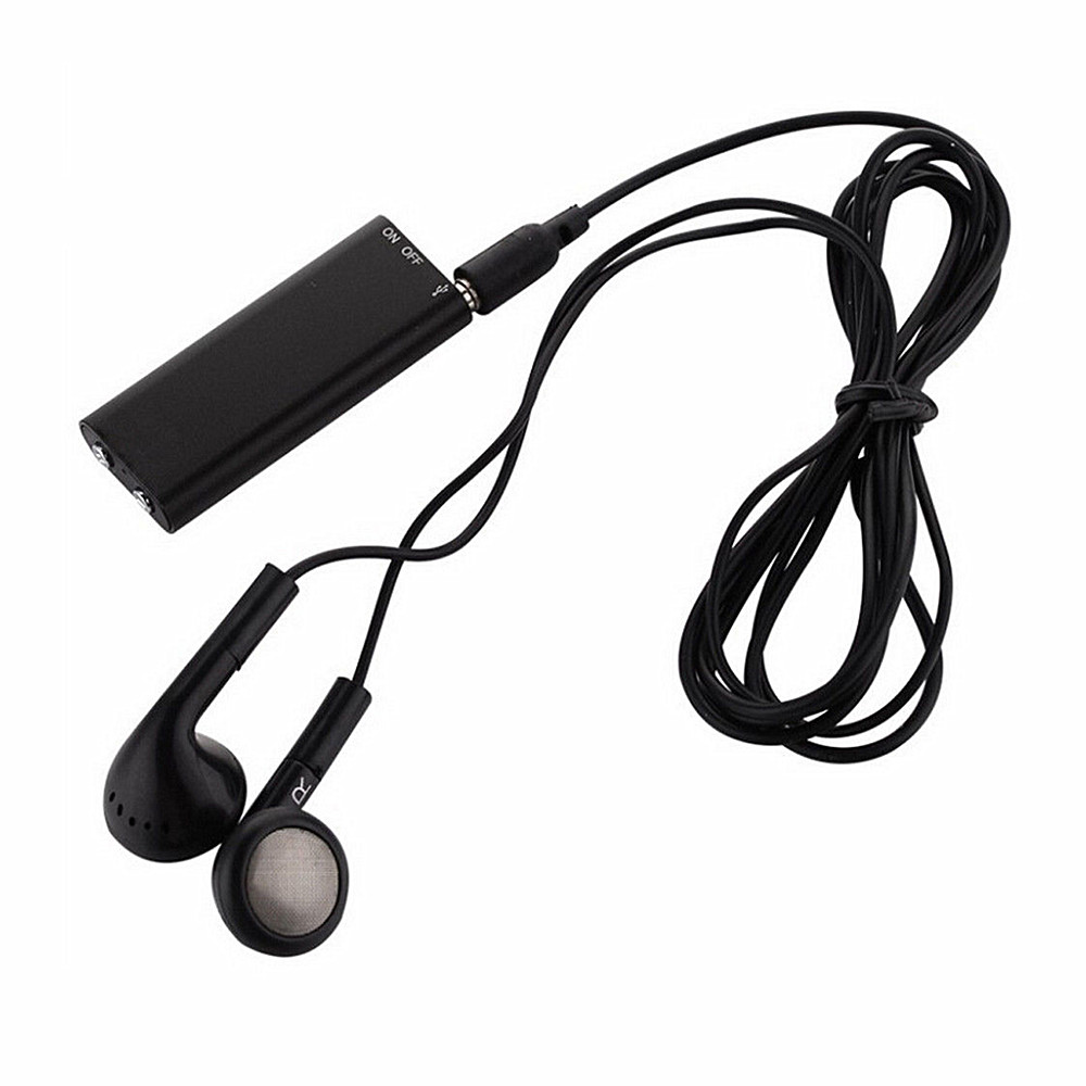 Hd Voice Recorder MP3 Player Mini Ultra Small Portable Interview Forensics - Silver 8G Hd Voice Recorder MP3 Player Mini Ultra Small Portable Interview Forensics - Silver 8G