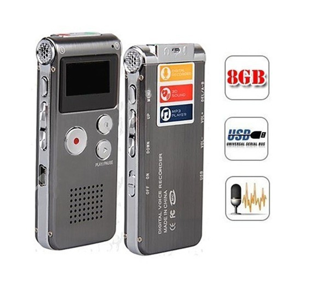 N28 Recorder Professional Hd Intelligent Digital Recorder MP3 Player- Silver 1+8GB N28 Recorder Professional Hd Intelligent Digital Recorder MP3 Player- Silver 1+8GB