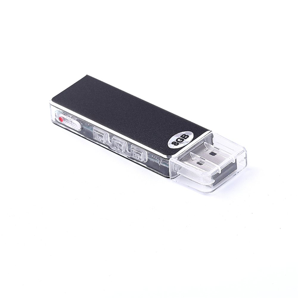 Mini Usb Recorder 13 Hours Alone Digital Voice Recorder- Black 1+8GB Mini Usb Recorder 13 Hours Alone Digital Voice Recorder- Black 1+8GB