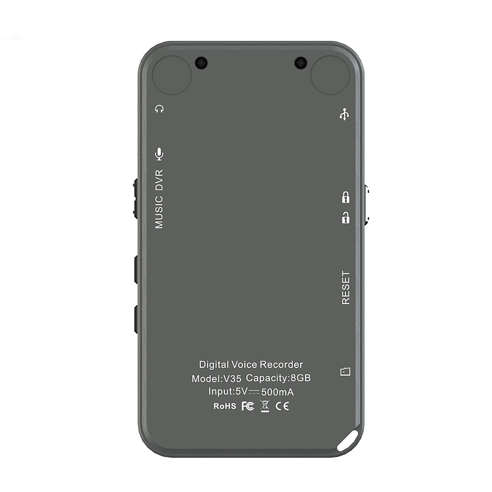 Hd Intelligent Digital Noise Reduction Meeting Recorder MP3 LED Display- Platinum 1+8GB Hd Intelligent Digital Noise Reduction Meeting Recorder MP3 LED Display- Platinum 1+8GB
