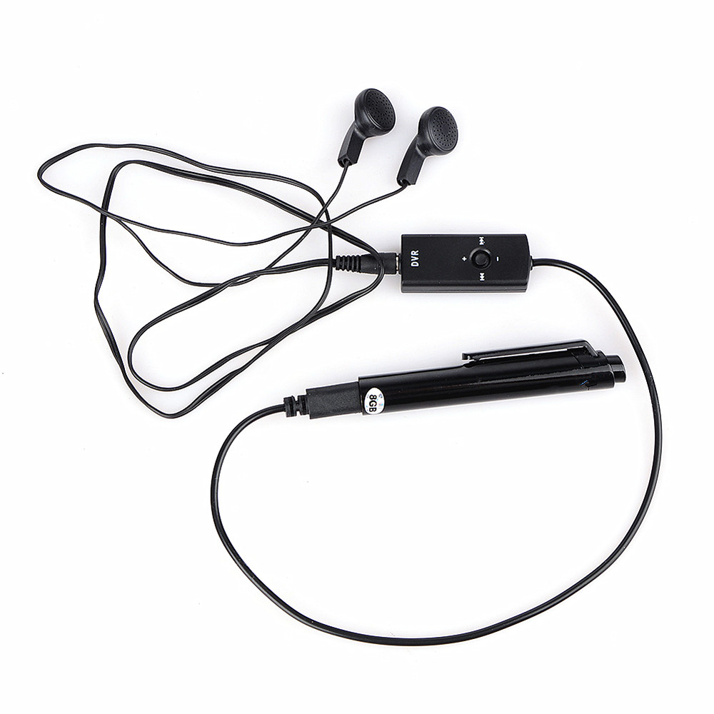 Digital Voice Recorder Pen Portable Digital Audio Recorder Pen- Black 1+8GB Digital Voice Recorder Pen Portable Digital Audio Recorder Pen- Black 1+8GB