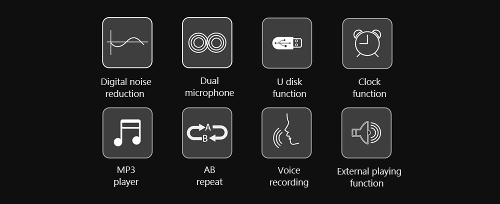 T60 Professional Voice Recording Device Large Screen Digital Audio Recorder Dictaphone MP3 Player- Black 16GB T60 Professional Voice Recording Device Large Screen Digital Audio Recorder Dictaphone MP3 Player- Black 16GB