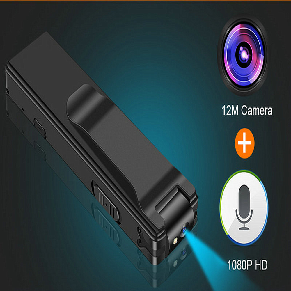 Hd Portable Video Recording Rotating Camera Recorder Strong Magnetic Adsorption- Black Hd Portable Video Recording Rotating Camera Recorder Strong Magnetic Adsorption- Black