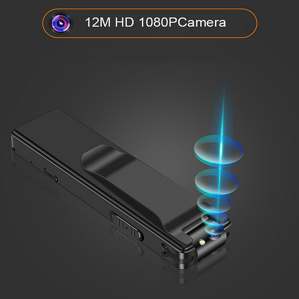 Hd Portable Video Recording Rotating Camera Recorder Strong Magnetic Adsorption- Black Hd Portable Video Recording Rotating Camera Recorder Strong Magnetic Adsorption- Black