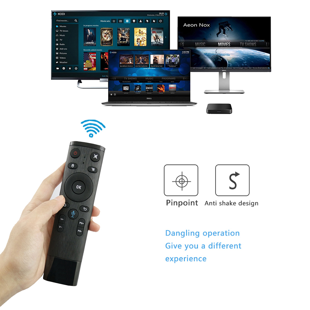 Q5 Smart Voice Air Mouse - Black Voice without Gyroscope Q5 Smart Voice Air Mouse - Black Voice without Gyroscope