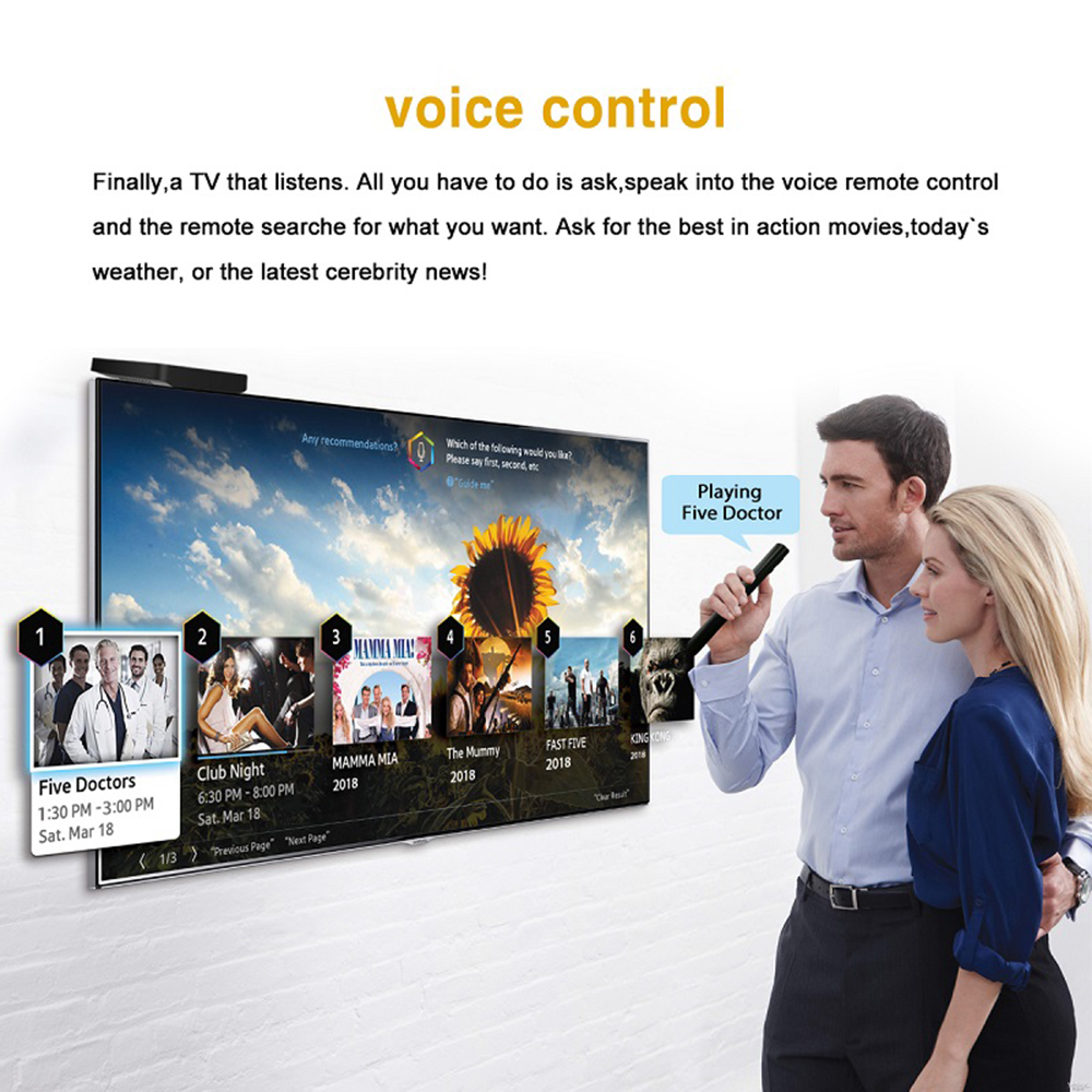 Q5 Smart Voice Air Mouse - Black Voice without Gyroscope Q5 Smart Voice Air Mouse - Black Voice without Gyroscope