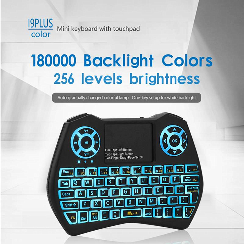Wireless Keyboard Support Multilingual Flying Squirrels Mini Seven Dazzle Colour - Black Wireless Keyboard Support Multilingual Flying Squirrels Mini Seven Dazzle Colour - Black