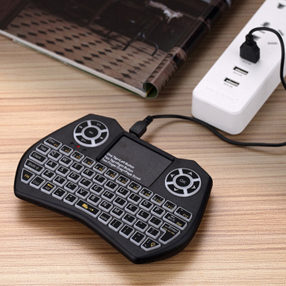 Wireless Keyboard Support Multilingual Flying Squirrels Mini Seven Dazzle Colour - Black Wireless Keyboard Support Multilingual Flying Squirrels Mini Seven Dazzle Colour - Black