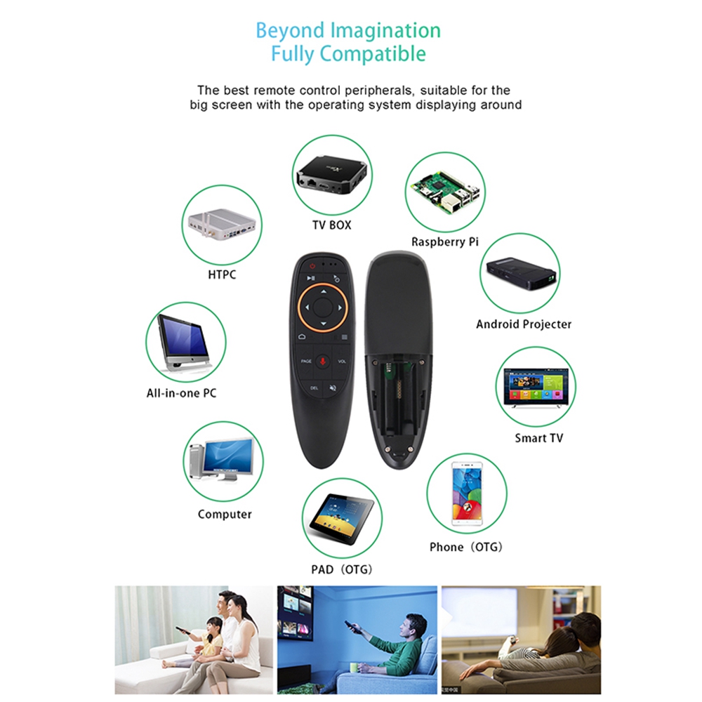 Mini Fly G10 Air Mouse 2.4G Wireless Keyboard Mouse with Gyro Sensing Game- Black Mini Fly G10 Air Mouse 2.4G Wireless Keyboard Mouse with Gyro Sensing Game- Black