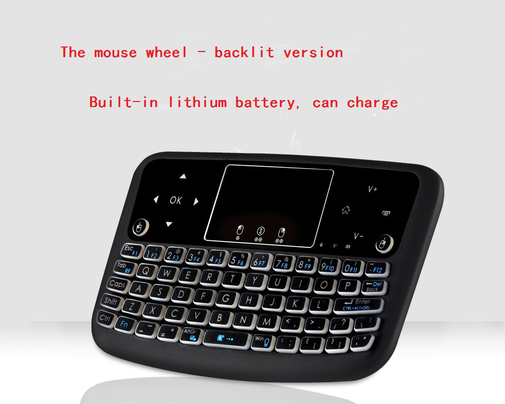 A36 Wireless Mini Air Mouse - Black Standard Dry Battery A36 Wireless Mini Air Mouse - Black Standard Dry Battery