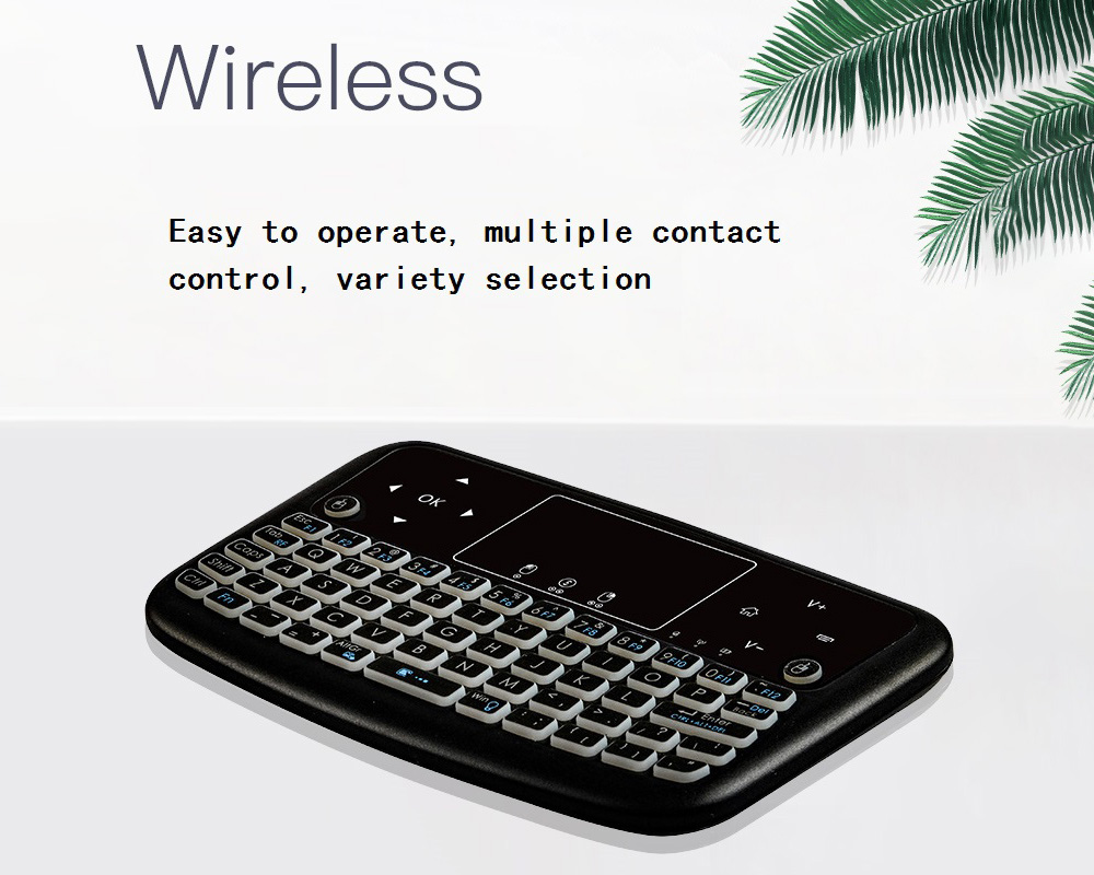 A36 Wireless Mini Air Mouse - Black Standard Dry Battery A36 Wireless Mini Air Mouse - Black Standard Dry Battery