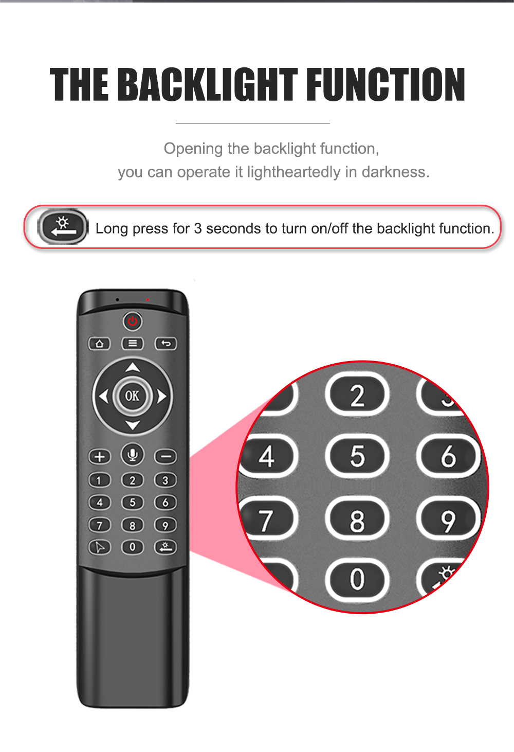MT1 Wireless Voice Control Remote Control 2.4G Air Mouse - Black MT1 Wireless Voice Control Remote Control 2.4G Air Mouse - Black