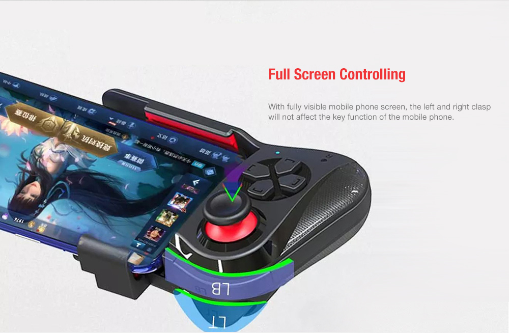 059 Wireless Bluetooth Single Hand Gamepad Game Controller for PUBG - Black 059 Wireless Bluetooth Single Hand Gamepad Game Controller for PUBG - Black