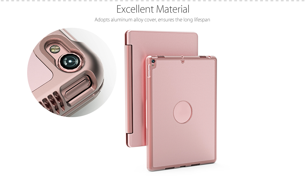 Tablet Holder with Colorful Backlight- Rose Gold Tablet Holder with Colorful Backlight- Rose Gold