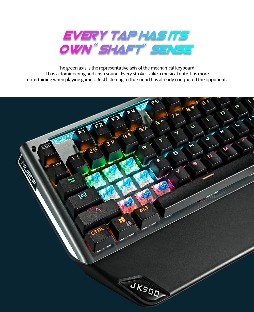 Professional Gaming Mechanical Keyboard Every tap has its own Professional Gaming Mechanical Keyboard Every tap has its own
